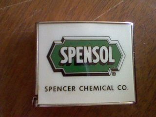 Vintage Barlow Advertising Tape Measure: Spensol - Spencer Chemical Co.