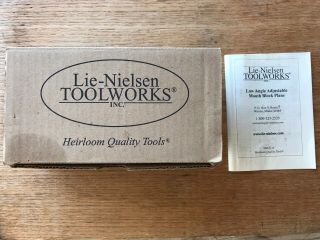 Empty Box Collector Lie - Nielsen Toolworks Low Angle Block Plane L - N 60 - 1/2