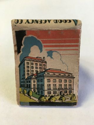 Matchbook Cover National Union Fire Insurance Company Pittsburgh,  Pennsylvania 2