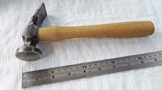 Vintage English Pattern Cobblers Hammer C/w Handle Old Tool