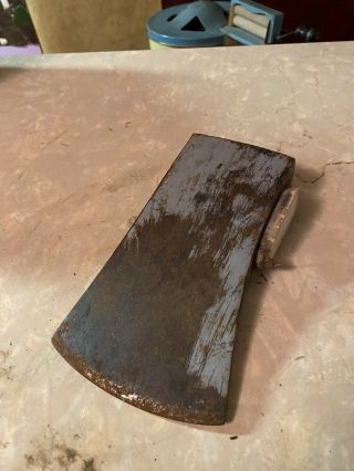Vtg Old 4 Lbs Steel Single Bit Wood Axe Head Tool Bit Rusty Not Marked? Usa