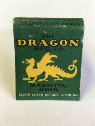 Matchbook Cover The Dragon Manufacturing Group Marietta,  Ohio