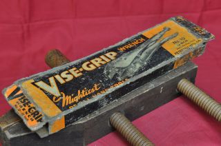 Vintage Box For Petersen Dewitt Vise Grips No.  10 With Instructions