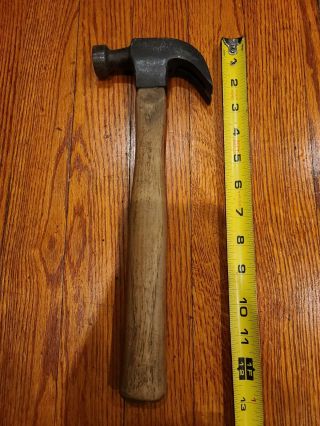 Vintage Plumb Claw Hammer 1 Lb 6 Oz