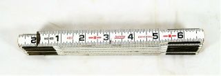 Vintage Lufkin 460 Folding Ruler 6 ' 2