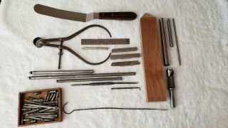 Vintage Pattern Makers Tools Starrett,  Delta,  Wilton From My Old Tool Chest