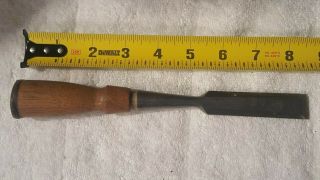 Vintage Defiance By Stanley Chisel 5/8 " Woodworking Chisel Made In Usa 2