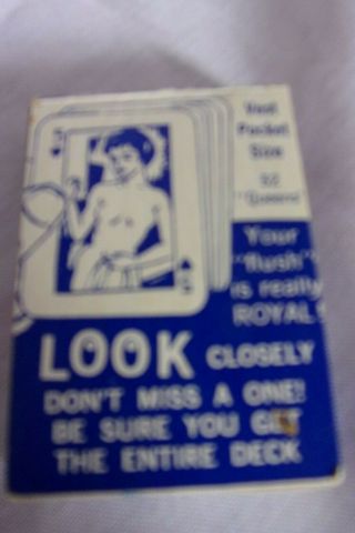 Go Go Topless Mini - Photo Playing Cards Clubs Set 1967 Vintage 13 Cards Diamond