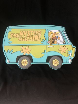 Vintage 1998 Cartoon Network Scooby Doo The Mystery Machine Van Tin Box