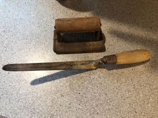Set Of Vintage Antique Masonry Trowel And Miles Craft Tools 25a (rockford Il) Us