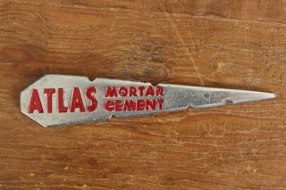 Vintage Atlas Cement Mortar String Line Pin Tool Gauge