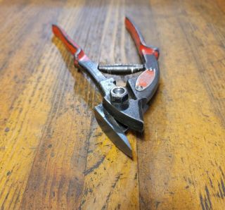 ANTIQUE Tools Steel Strap Cutter Ratcheting Tension Tool Banding Cutting ☆US 3