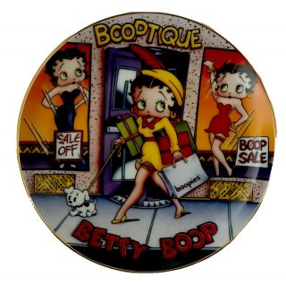 Betty Boop Limited Edition Plate " Shop Till You Drop " The Danbury D1715