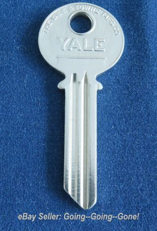 Rare Yale & Towne 11gb 6 Pin Nickel Silver Key Blanks 998gb Y11 Y79