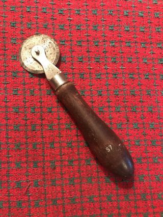 Vintage Accuracy Warner Tools Leather Wheel Cutter No.  57