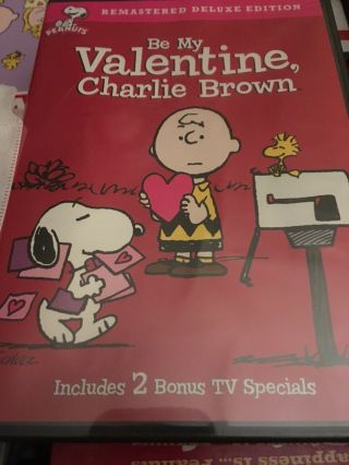 New: Be My Valentine Charlie Brown Dvd W/ Two Bonus Tv Specials