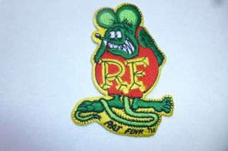 " Rat Fink " Character By Ed " Big Daddy " Roth Patch