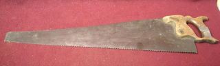26 " Eagle Warranted Superior 7 Tpi Sway Back Hand Saw Un - Restored Missing Screw