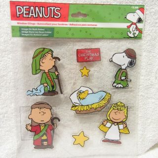 Peanuts Christmas Charlie Brown,  Snoopy,  Linus,  Sally,  Woodstock Nativity Jelz