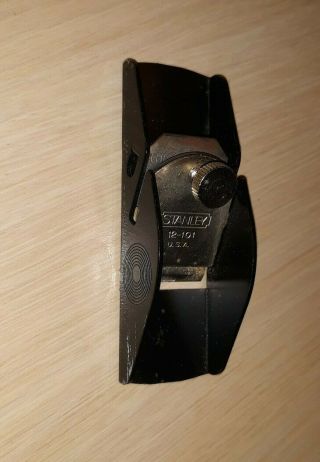 Stanley No 12 - 101 Small Block Wood Plane Trimming Tool 3 1/2 " Usa