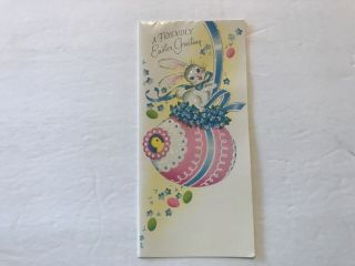 Vintage Easter Greeting Card By Rust Craft