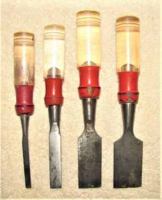 Stanley Handyman Wood Chisels 1/4 to 1 1/4 