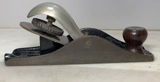 Vintage Stanley No 110 Plane Smooth Bottom 7 Inch Woodworking Tool