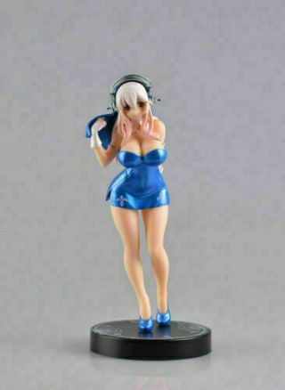 Anime Sonico Concept Sexy Dora Holy Girl Nun Dress PVC Figure No Box Blue 2