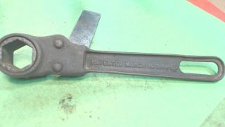 Antique - Chicago Mfg.  & Distributing Co.  Hex Ratchet Wrench - Usa Patent 1914