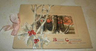 Vintage Christmas Card Made By Raphael,  Tucks & Sons,  Ltd.