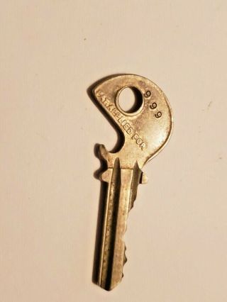 Vintage Ilco Key,  Independent Lock Co,  Fitchburg,  Mass