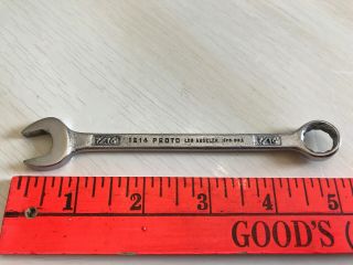 Vintage Proto Los Angeles 1214 7/16” 12 Point Combination Wrench Pebble Design