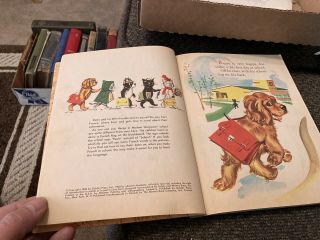 Rusty Goes To School,  A Little Golden Book by Pierre Probst 1962 