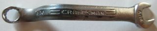 Vintage Craftsman USA VA 44691 Combination Wrench 5/16” Pro - BENT 2
