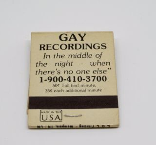 Gay Recording 24 Hotline At Midnight " When There 
