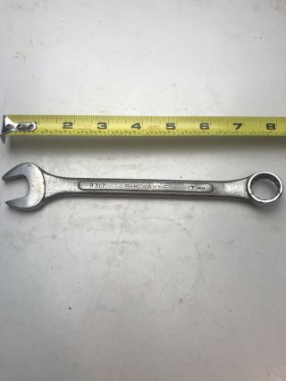 Vintage S - K Wayne Forged Alloy 17mm Metric Combination Wrench 8317 X 12 Pt Usa