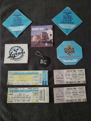 Buddy Guy Blues Music House Of Blues Backstage Passes Ticket Stubs Keychain