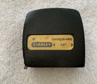 Vintage Stanley 6 Ft Tape Measure - Cao6 (30 - 060),  Made In Usa