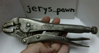 Irwin Vise Grip 10wr Curved Jaw Locking Pliers " The " Nr