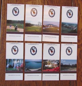Complete Sports Set Of 8: 1999 U.  S.  Open Golf Tournament (pinehurst) - L20