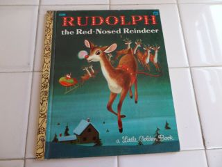 Rudolph The Red - Nosed Reindeer,  A Little Golden Book,  1969 (richard Scarry)