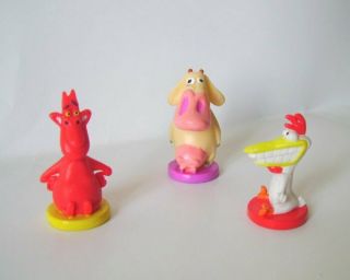 Cartoon Network Cow And Chicken Set 3 3d Figures Red Guy Preziosi