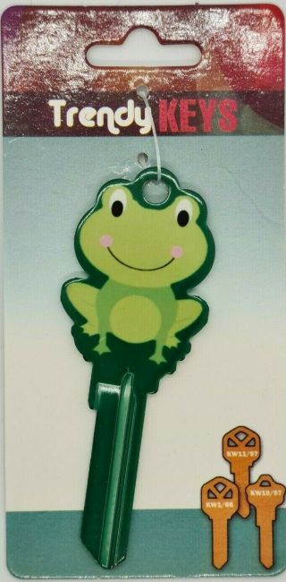 Frog Shaped Head House Key Blank - Collectable Key - Frogs - Locks - Keys