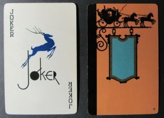 Jokers 2 Vintage Single Swap Playing Cards