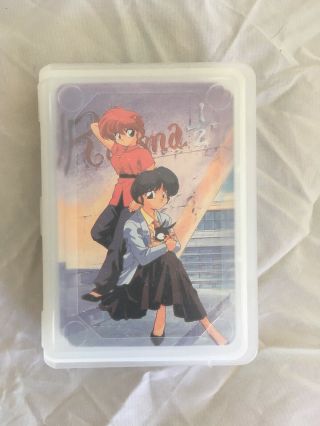 Ranma 1/2 Playing Card Deck In Plastic Case (54 Cards) -