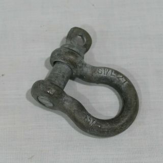 Vintage Screw ½ " Pin Swl 2t Chain Link Connector Nautical Boat Anchor Shackle