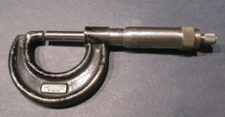 Usa Made,  Old J.  T.  Slocomb Co.  Micrometer 0 - 25 M/m Caliper Machinist Tool