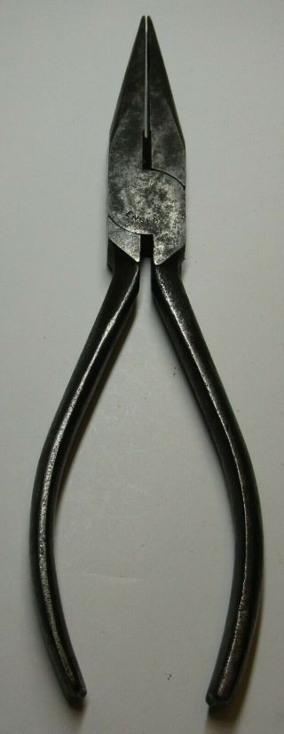 Vintage Vigor 8 " Needle Nose Pliers Made In England