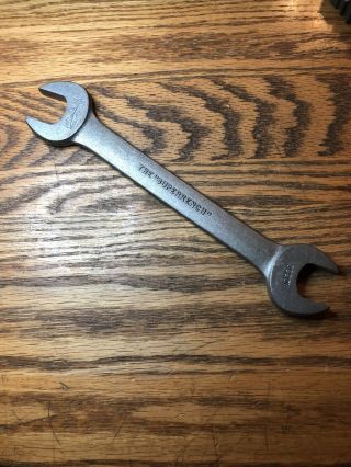 Vintage Williams Superrench A1033c 1” X 15/16” Double Open End Wrench