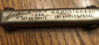 Vintage Smitty Jr.  Pocket Allen Wrench,  H.  D.  Hunter Co. ,  3 " Long,  6 Wrenches